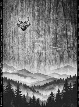 Woodland Echo - 2m Panel - French Terry